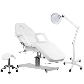 ZESTAW FOTEL 210 + LAMPA LUPA R6 + TABORET 302